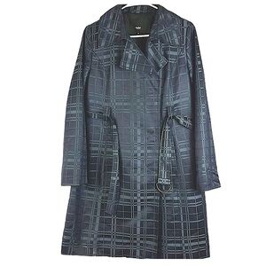 Mossimo geo patterned Spring/Fall trench coat Sz M